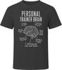 Personal Trainer Brain Funny Fitness Coach T Shirt