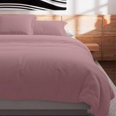Хлопковый пододеяльник плотностью 57 нитей 240х220 см UNI old Pink, Soleil d'Ocre