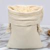 Dustproof Gift Pouch 5/10/20 Pcs/Lot Reusable Natural Cotton Canvas Drawstring Storage Bags For Home Organizer