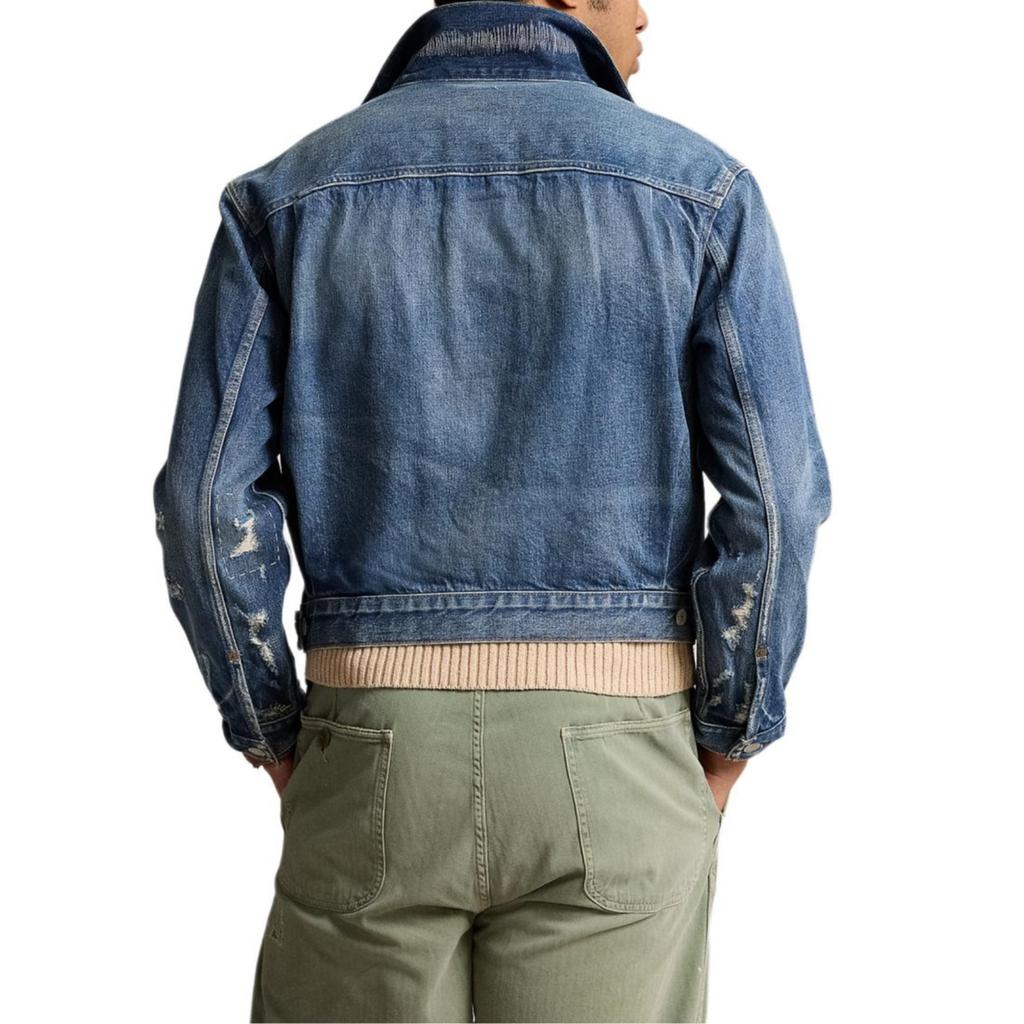 Polo Ralph Lauren SS24 Denim Jacket Loose Fit Men's Indigo MNPOOTW16021373-