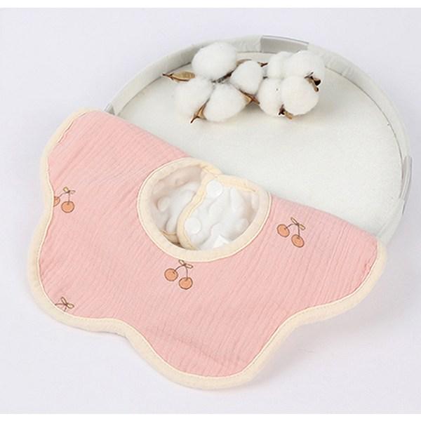 Hararoi детский шарф-нагрудник из микрофибры, комплект из 2 предметов, корейские детские товары