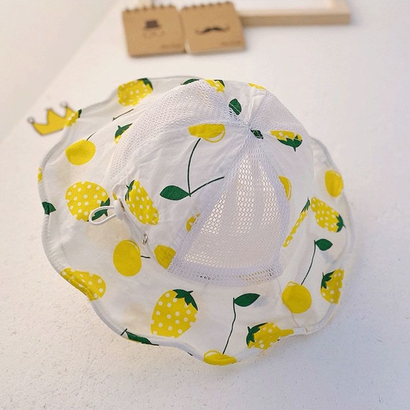 Детская солнцезащитная шляпа, летняя сетчатая солнцезащитная шляпа, милая детская шляпа с большими полями, шляпа рыбака, пляжная солнцезащитная шляпа