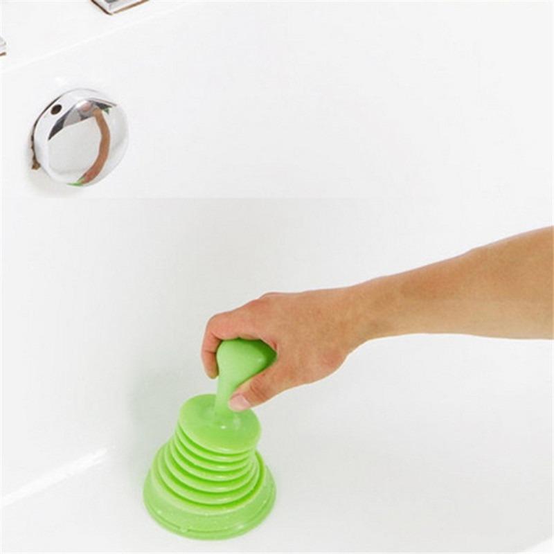 1PC Pipeline Dredge Suction Cup Toilet Plungers Press Cleaning Sink Drain Pipe Tool Sink Pipe Strong Dredger Tools Accessories