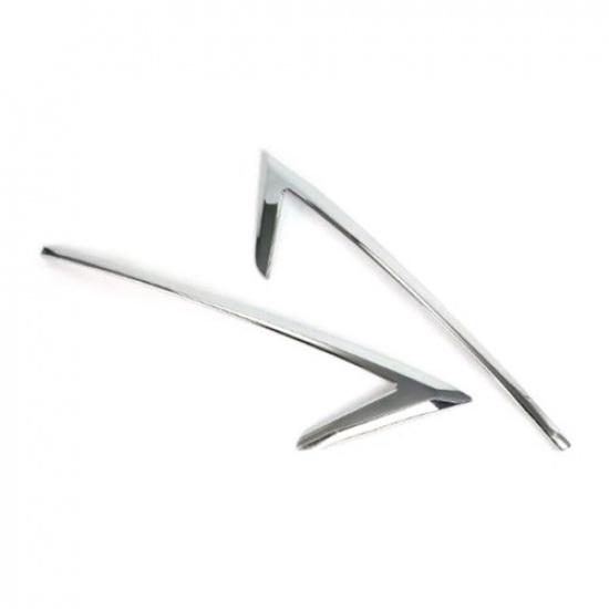 2x Хромированная ABS Накладка на противотуманную фару заднего бампера Подходит для Mazda CX-5 CX5 2017-21