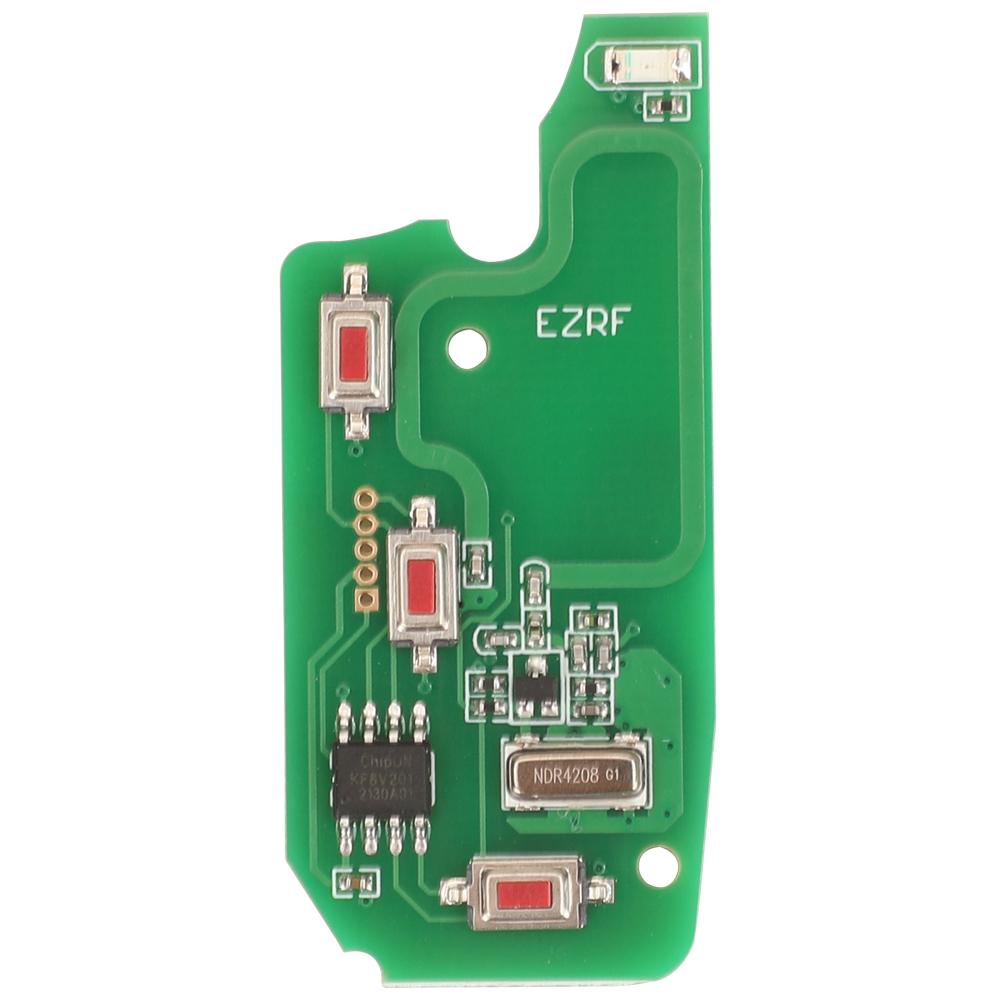 jingyuqin 434MHz For Iveco Daily 2006-2011 Megamos Crypto ID48 Remote Tunk Car Key Control Fob SIP22 GT10 With Decoration Sticke