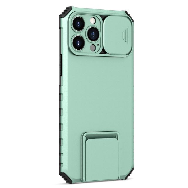 Броня противоударный чехол для камеры с выдвижными объективами для Iphone 14 Plus 14 13 12 11 Pro Max XS XR с подставкой-держателем, жесткий чехол