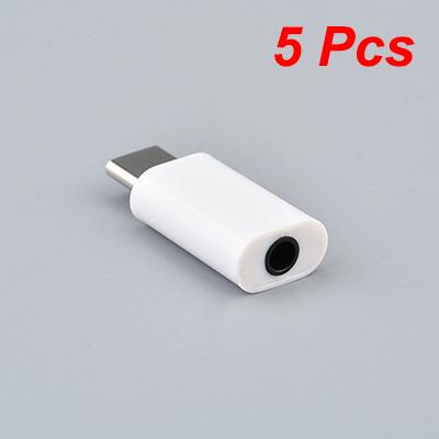 1-5 шт. Адаптер Type-C на 3,5 мм Штекер 3,5 мм на Type C для Macbook Xiaomi Huawei Телефон 3,5 мм Разъем Адаптер для проводных наушников