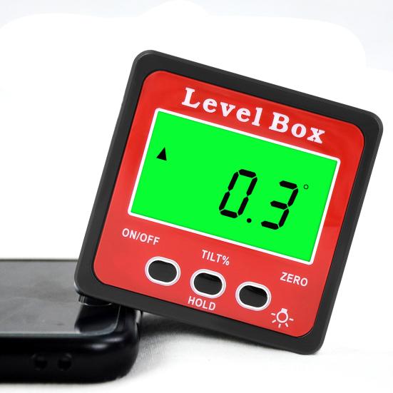 1 комплект, цифровой инклинометр с подсветкой, транспортир уровня магнитной адсорбции, измерительный инструмент, бытовые принадлежности