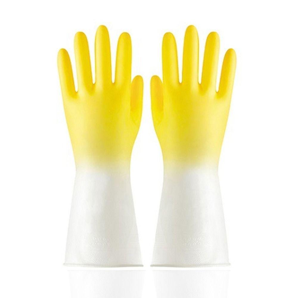 Housework Household Dishwashing Cleaning Tool Rubber Gloves Cleaning Gloves Silicone Gloves