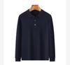 Heavy Duty Thick 530g Polo Collar Cashmere Sweater for Men