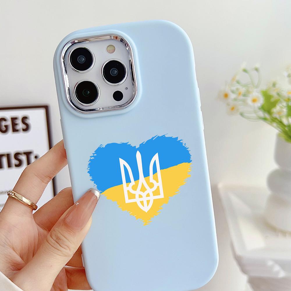 LZ27 Мягкий чехол для телефона с национальным гербом и сердцем для Samsung S24 Ultra S23 Plus S21 FE A16 A54 A34 A05s Infinix Hot 40 30i, защитный противоударный чехол для объектива