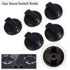 1/2/5Pcs Plastic Handle Gas Stove Cooker Control Knob Range Oven Replacement Switch Button