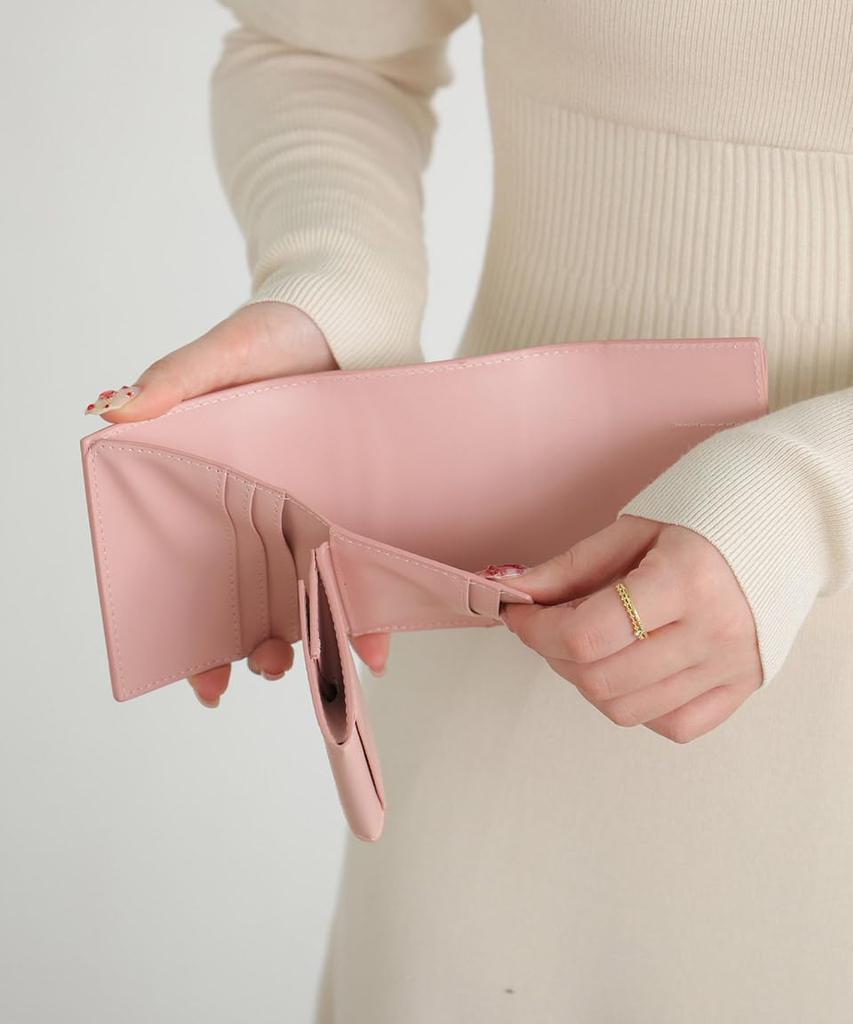 Кошелек Altro Rose Pink Ribbon, трехскладной, мини-кошелек, маленький кошелек для мелочи, отделения для карт, отделение для купюр, форма монеты в коробочке, эмаль, элегантный дизайн, 333229-16