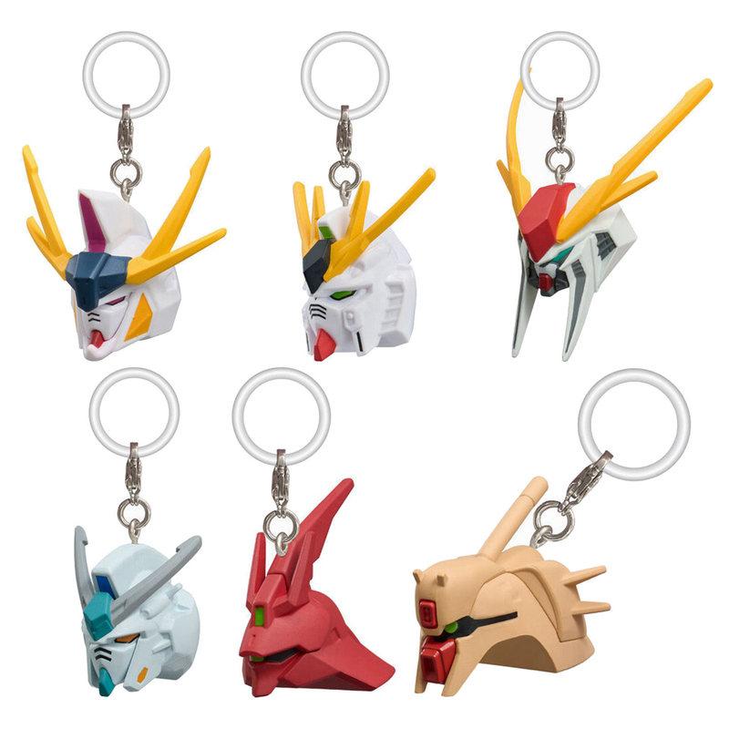 Robot Mecha Keychain Pendant Bag Umbrella Charm Collectible Mini Figure Capsule Toy Gift For Fans Decor Toy