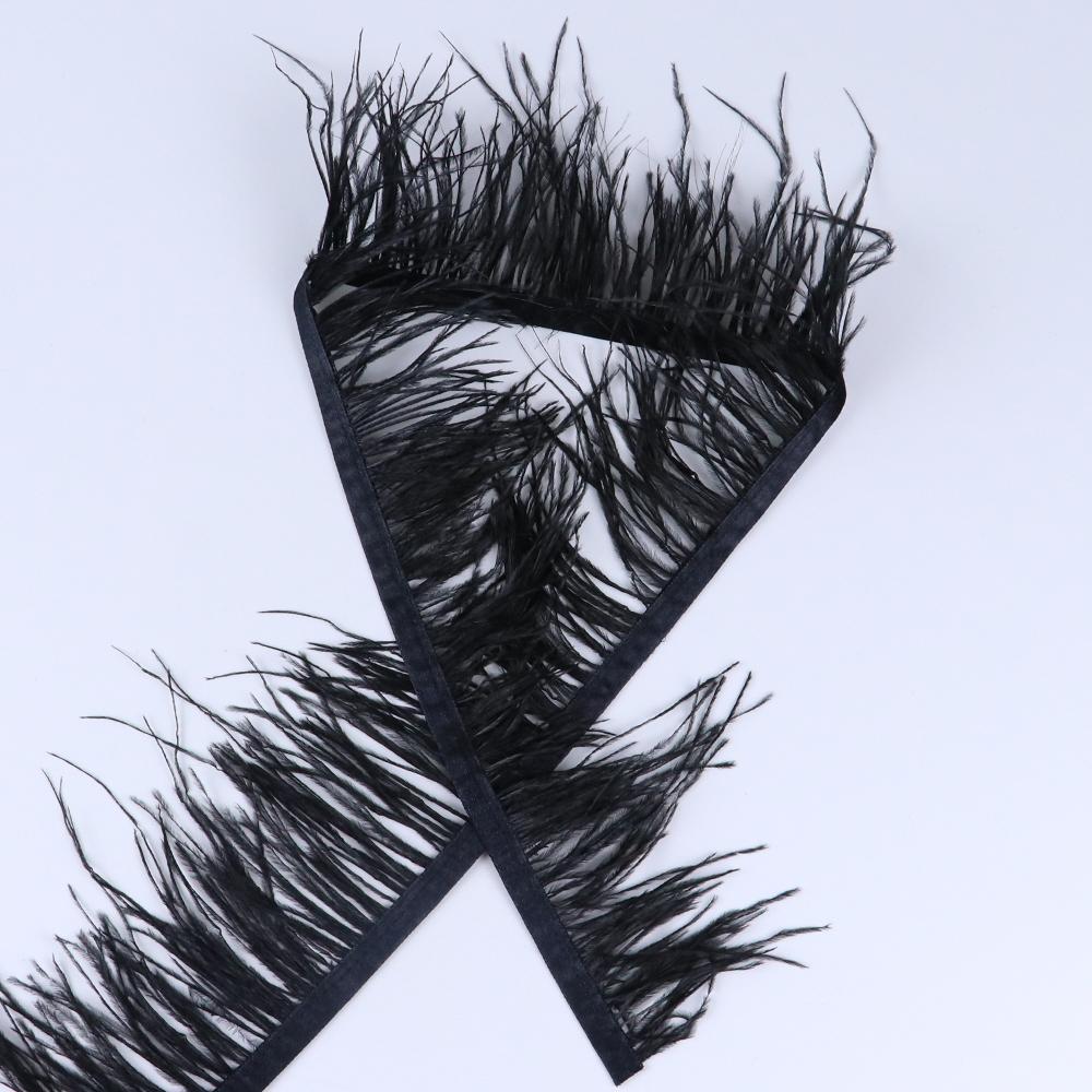 Перо1Метр Натуральная Страусиная Перовая Отделка 8-10см Свадебное Вечернее Платье DIY Швейные Аксессуары Обработка Ювелирных Изделий Лента Plumas Поделки