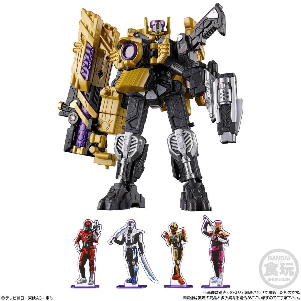 Bandai Супер Космический Шериф Гаван Бесконечность Комплект 03 Экспресс Габарион Конфеты-Рамунэ Игрушка [Набор в Коробке/1 Штука]