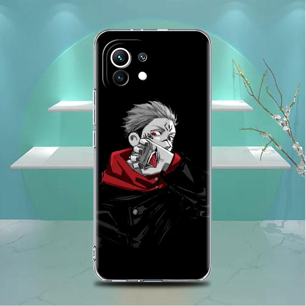 Милый прозрачный чехол с изображением аниме Jujutsu Kaisen для Xiaomi Mi Poco X3 NFC M3 Pro F3 F1 11 Lite 12 Note 10 11T 9T, прозрачный чехол для телефона