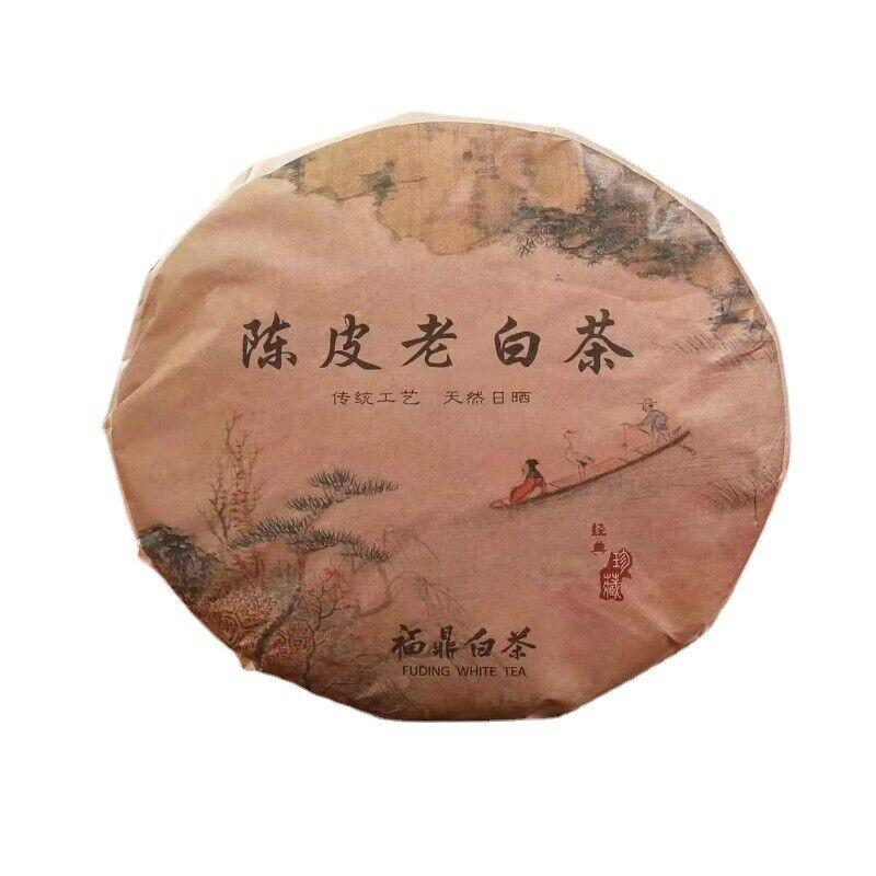 350 г Fuding Alpine Old WhiteTea Cake Выдержанный белый чай Плотно прессованный чай Shoumei
