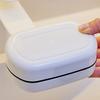 Bathroom Soap Box Double-layer Quick Drainage Transparent with Lid And Removable Draining Rack Dustproof Hotel Kitchen Soap Tray Soap Holder