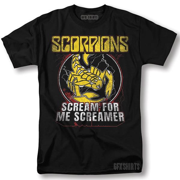 Футболка Scorpions Концертный Тур Рок Винтажный Графический Дизайн