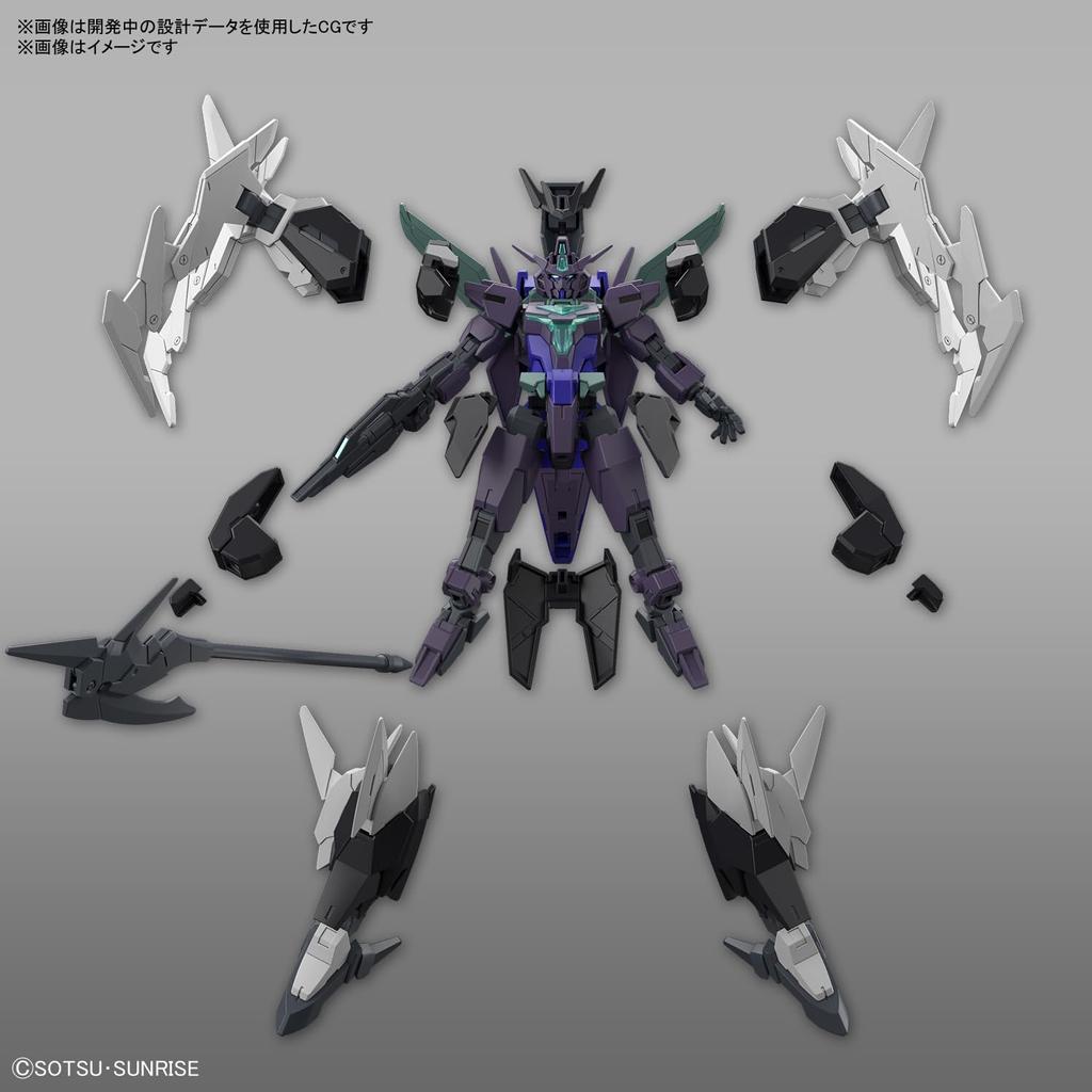 BANDAI SPIRITS HG Gundam Build Metaverse Plutine Gundam Scale Plastic Model 1/144 Color-coded
