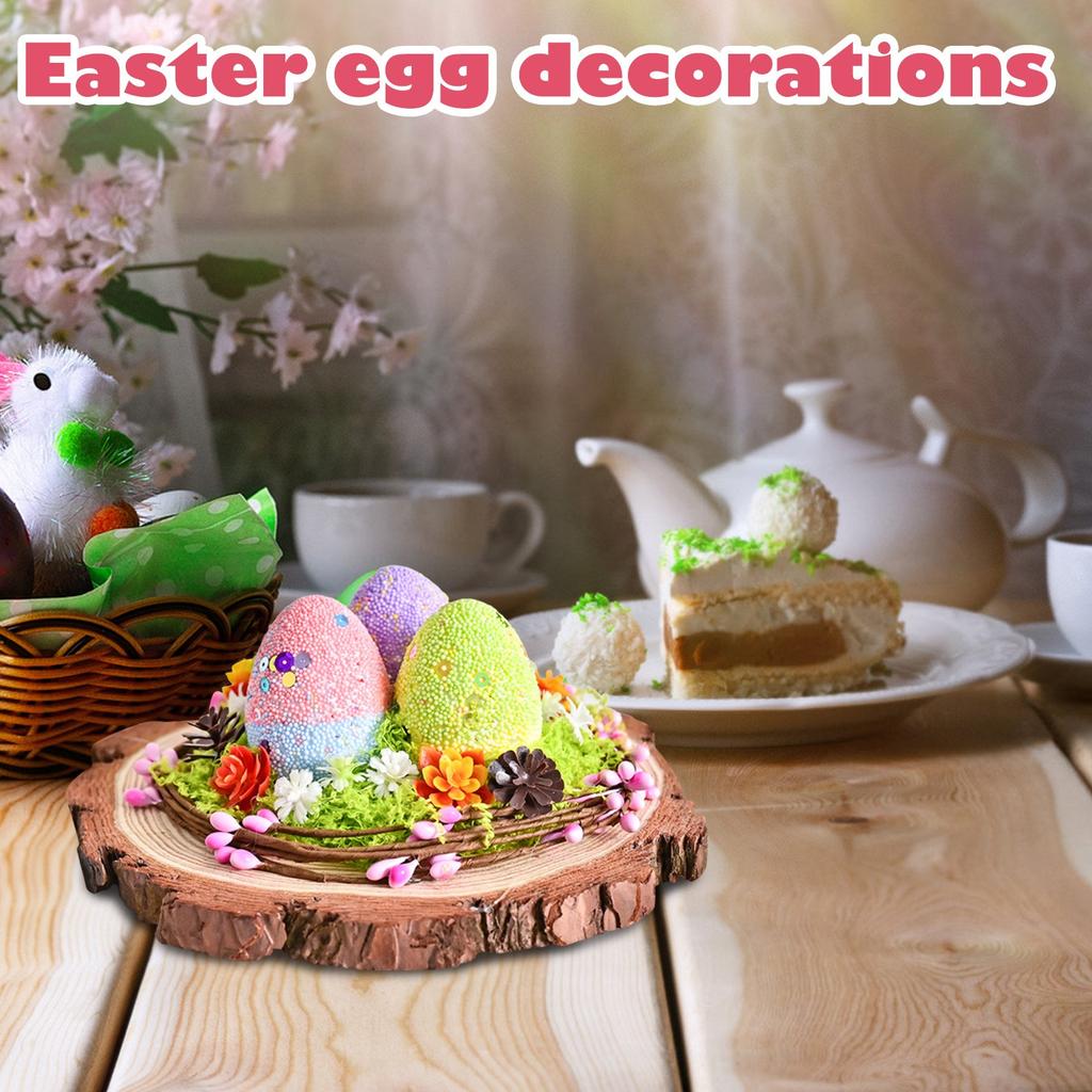 Пасхальные украшения Украшения Пластиковые имитации Цветочные украшения для дома Декорации для рабочего стола