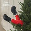 Elf Leg Christmas Tree Ornaments: Cute Festive Decorations & Window Pendants