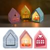 Heart House Resin Silicone Molds Epoxy Resin Silicone Forms for Tealight Holder Candle Holder Paste Decoration