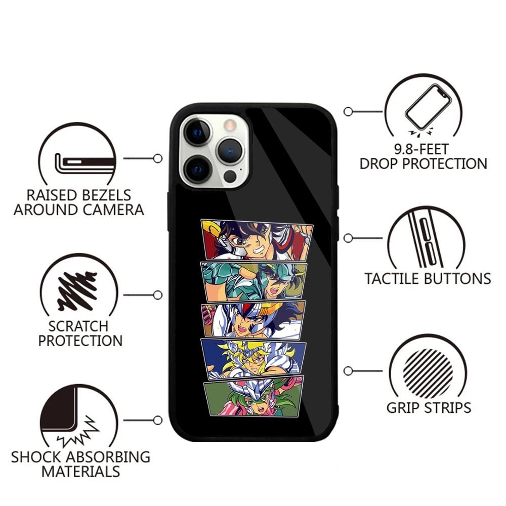 S-Saint Seiya Knights Zodiac Phone Case For iPhone 16,15,14,13,12,11,Plus,Pro,Max,Mini Magsafe Magnetic Wireless Charging