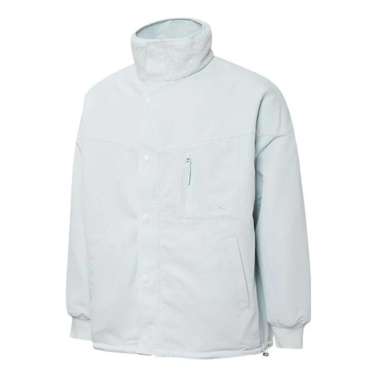 Puma Двусторонняя куртка с воротником из искусственной овчины Mmq Куртка унисекс Небесно-голубая 534744-62