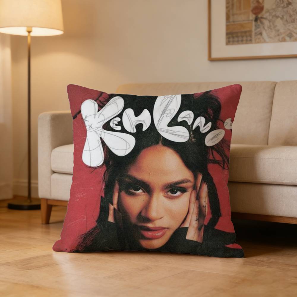 Singer K-Kehlani Folded Pillow Case For Sofa Living Room Home Office Decor Protective Cover