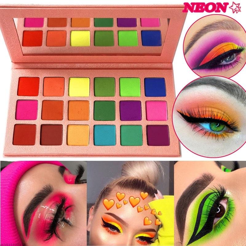 Палитра теней для век Matte Glitter Палитра теней для макияжа Фестиваль Летний красочный макияж для глаз