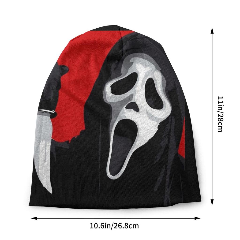 Bonnet Scream Sidney Prescott Film Hat Art Horror Ghostface Winter Warm Cap Design Skullies Beanies Caps