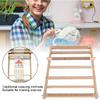 GLOGLOW Большой ткацкий станок Большой каркас Бук DIY Игрушка Вязальная машина Ручной ткацкий станок для гобеленов