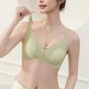 Women's Seamless Ultra-thin Wire-free Bra with Rabbit Ear Cups - Comfortable Large Chest Minimizer