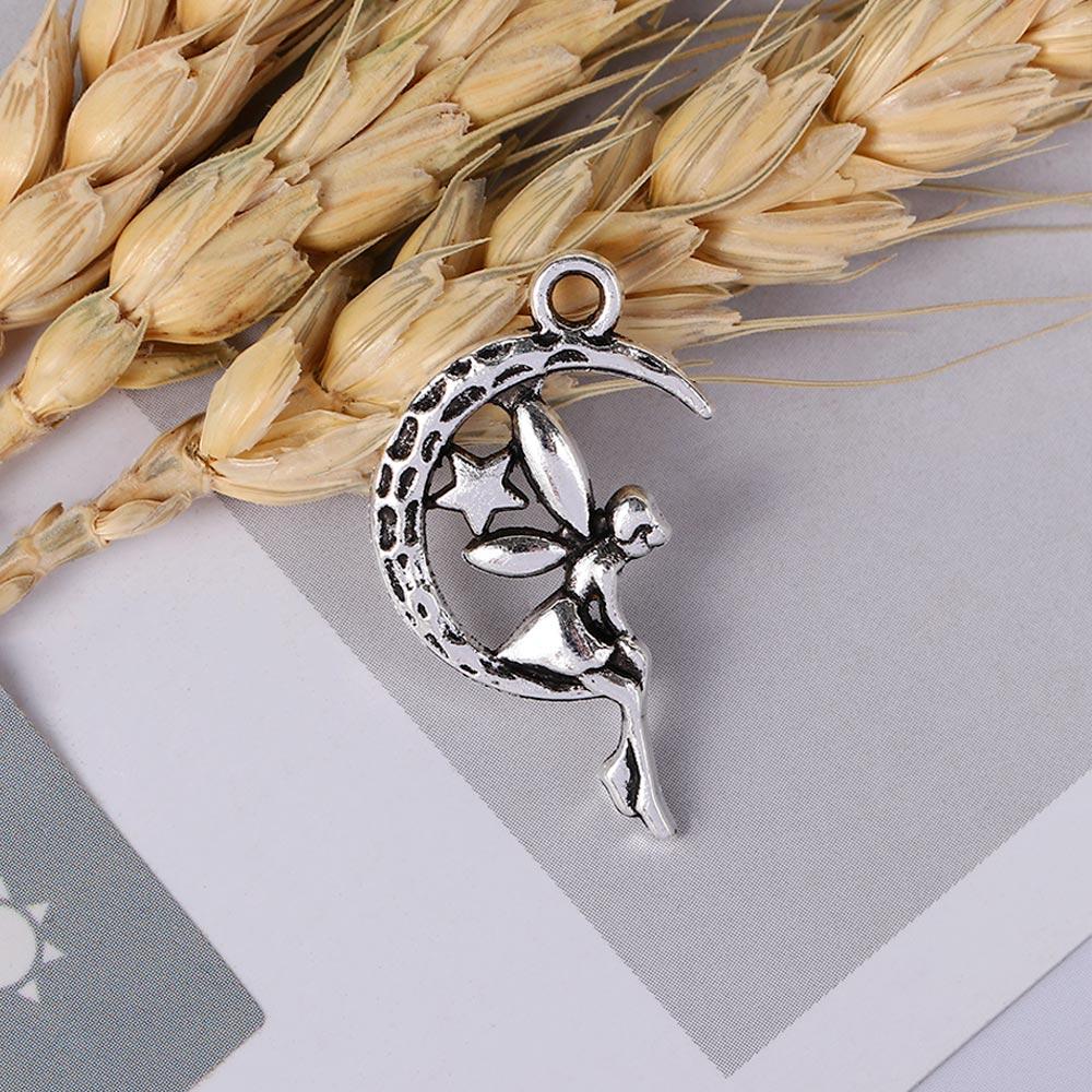 10Pcs Fairy Angel Pendants Charms Accessories Jewelry Making DIY Bracelet Necklace