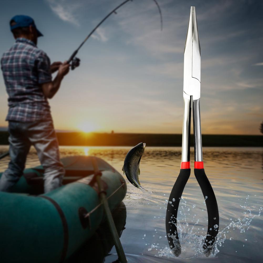 Durable Carbon Steel Fishing Hook Remover Removing Plier Scissor Tool Tackle Accessory(#1)
