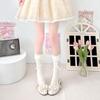 Женские носки Mu Ruan Lolita Sweet Lace Cream White & Black из телячьей кожи – весна/лето Hollow JK Style.
