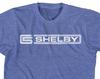 Carroll Shelby Badge Logo Heather Royal Blue Shirts