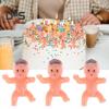 Plastic Babies Set for Baby Shower Games 1 Inch Mini Babies Figurines for King Cake Decoration Ice Cube Game Small Baby Shower Game Decorations