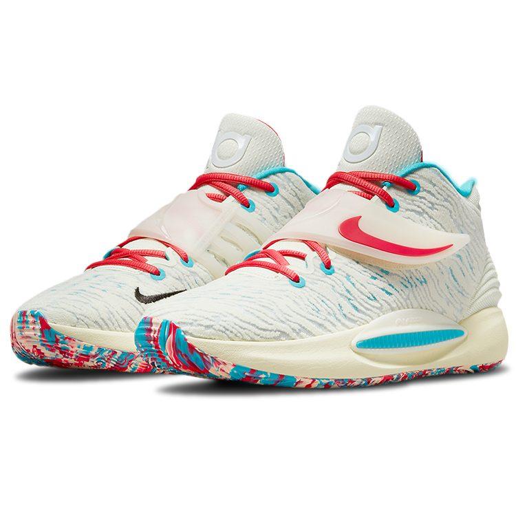 Nike Kd 14 Ep 'Белый Аквамариновый Мультиколор' CZ0170-700