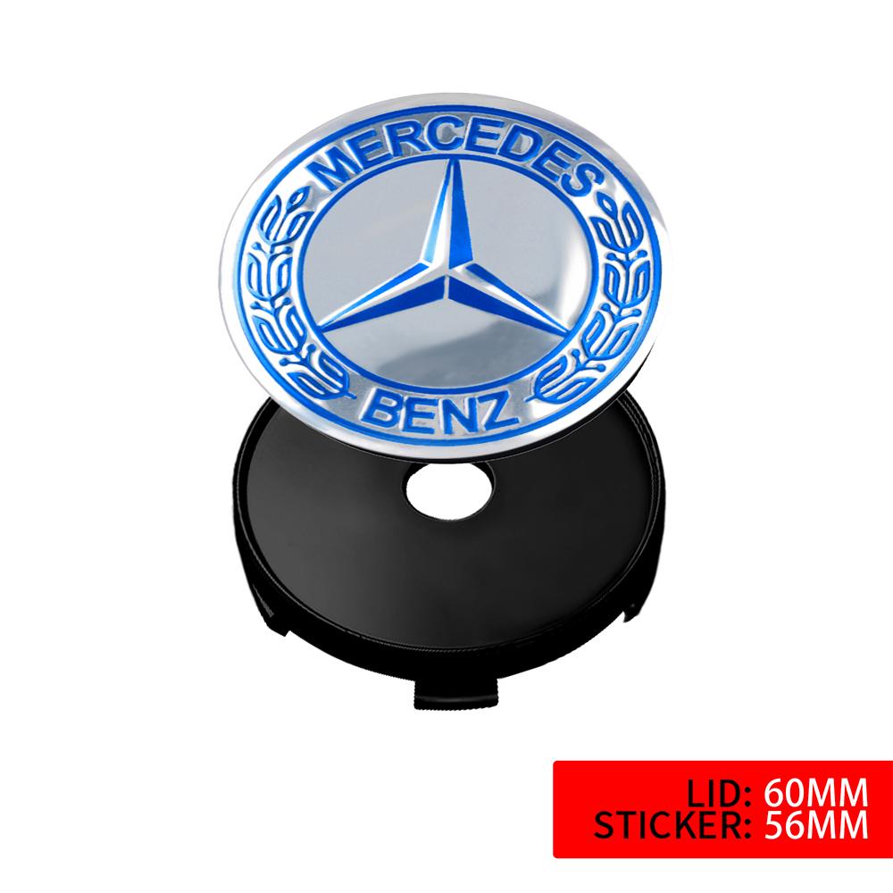 60mm/63mm/68mm Car Wheel Center Cap Hub Covers Badge Accessories for Mercedes Benz A B C E R G S Class AMG W124 W169 W176 W212