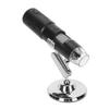 Portable Microscope USB 50X‑1000X Magnification 640x480P Resolution 360 Degree Rotatable WiFi Microscope Magnifier for