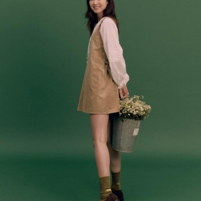 DEPOUND cursive logo socks - olive