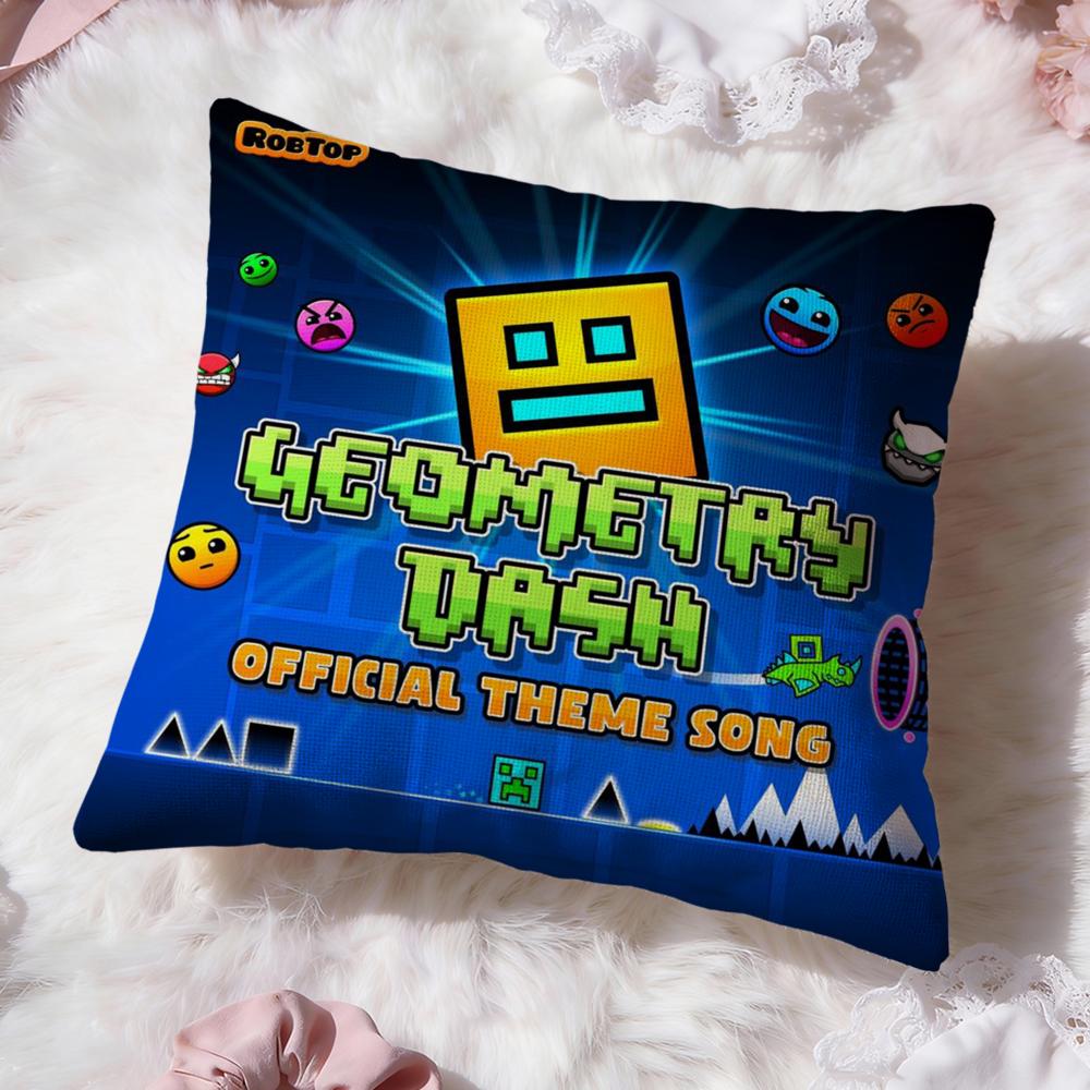G-Geometry DashS Видео Наволочка Премиум Комфорт Двусторонняя Наволочка - Дизайн "Два в Одном" для Любой Комнаты и Салона Автомобиля