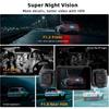 4 Cameras 360° Full HD 1080P Car DVR Wifi Dash Cam 4 Channel Dashcam Video Recorder WDR Night Vision Black Box Cabin Camera