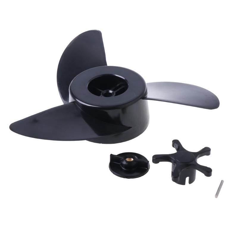 Hot New 1 Set 3 Blades Motor Boat Propellers Electric Engine Outboard For Haibo ET34 ET44
