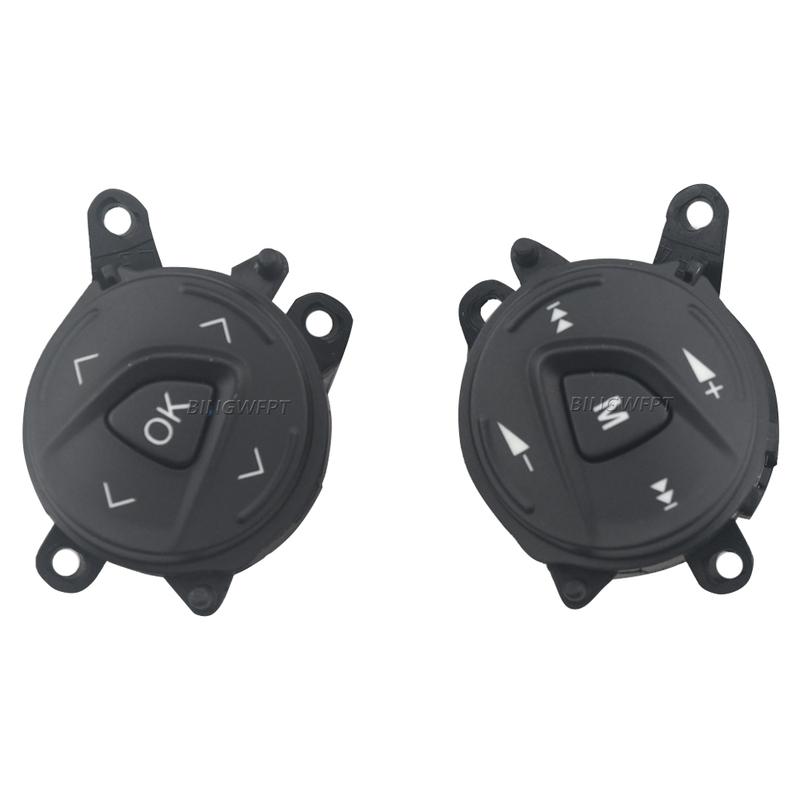 Синяя подсветка для Ford Focus 3 2012-2014 Kuga 2012-2015 Кнопки рулевого колеса Переключатель управления громкостью аудио Кнопка переключателя M OK