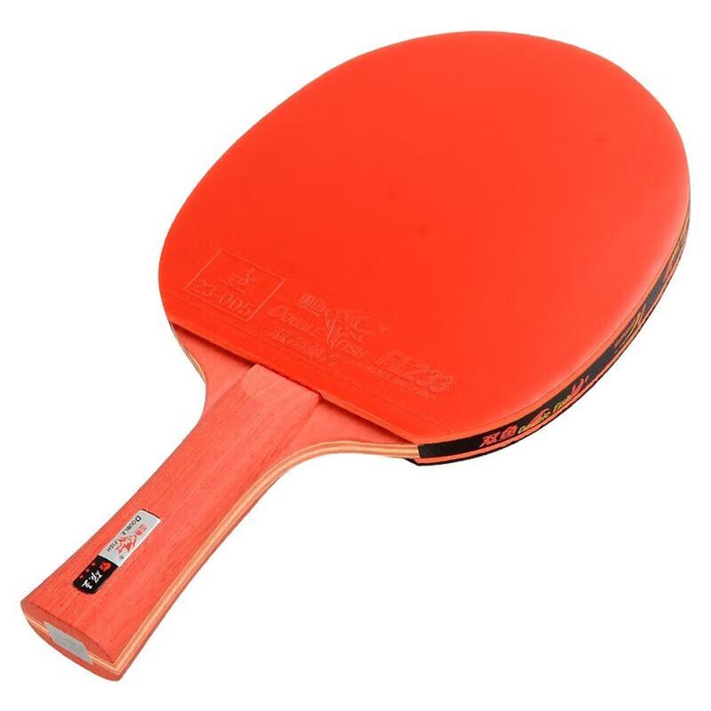 Настольная теннисная ракетка Double Fish Red Carbon King 3-звезды, ручка-перо