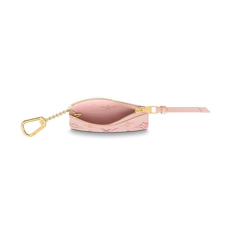 Louis Vuitton Pattern Printed Zipper Wallet Women Wallets Gradient-Pink M82204